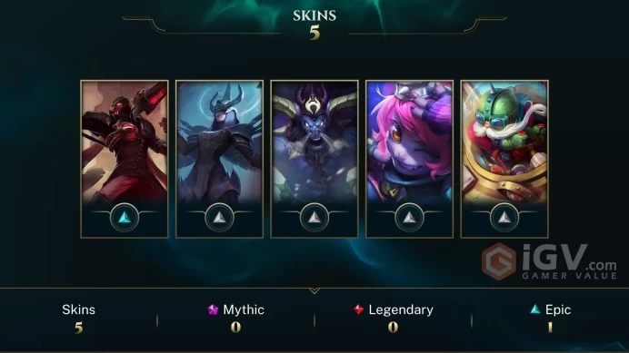 Europe West UFO Corki - Judgment Kayle - Creator Viktor - Lv 30 | 25 Champs | 5 Skins FULL ACCESS A637