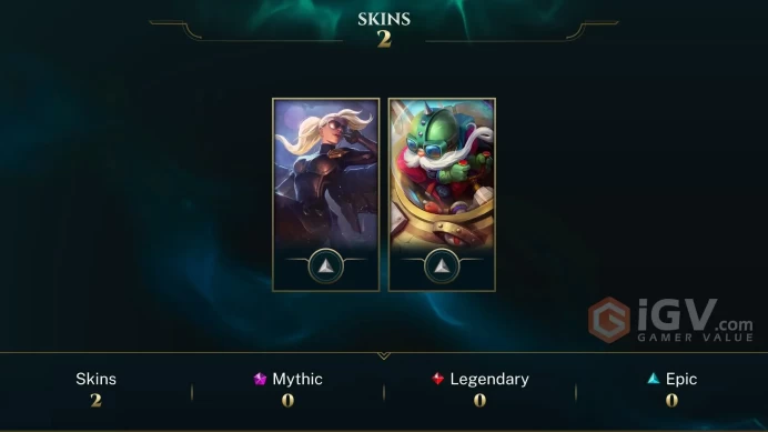 Europe West UFO Corki - Riot Kayle - Lv 5 | 2 Champs | 2 Skins FULL ACCESS A647
