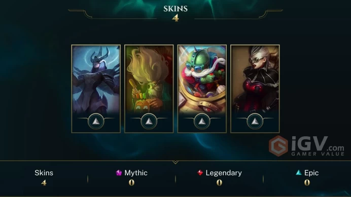 Europe West UFO Corki - Judgment Kayle - Time Machine Zilean - Lv 28 | 20 Champs | 4 Skins FULL ACCESS A649