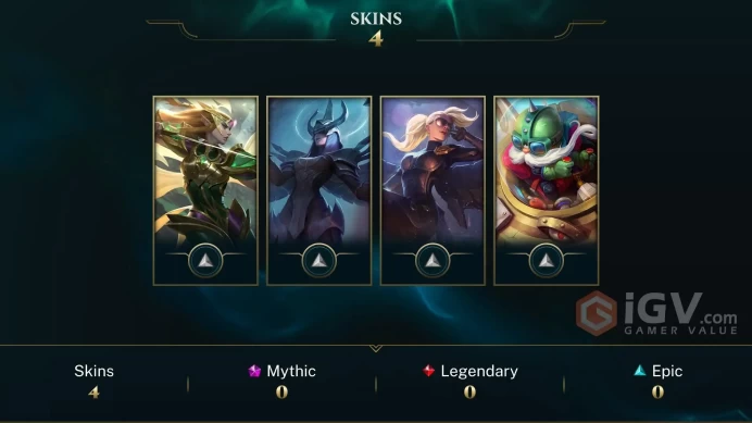 Europe West UFO Corki - Judgment Kayle - Riot Kayle - Lv 24 | 28 Champs | 4 Skins FULL ACCESS A655