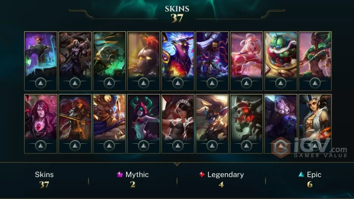 Europe West UFO Corki - Victorious Maokai - Annie-Versary - Lv 65 | 74 Champs | 37 Skins FULL ACCESS A638
