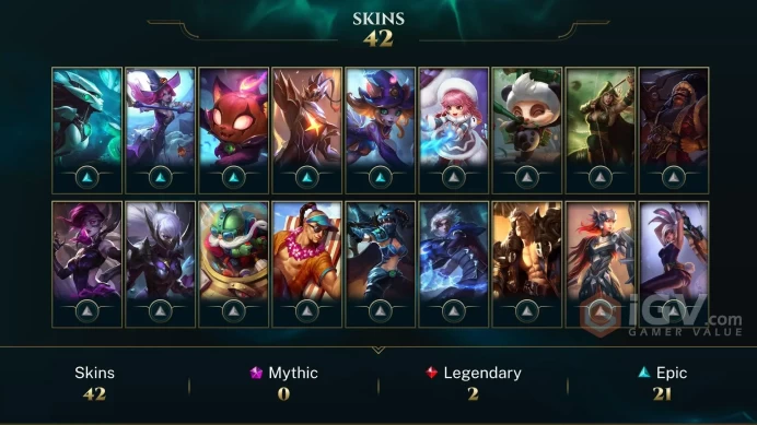 Europe West UFO Corki - High Noon Leona - Debonair Zed - Lv 38 | 72 Champs | 42 Skins FULL ACCESS A664