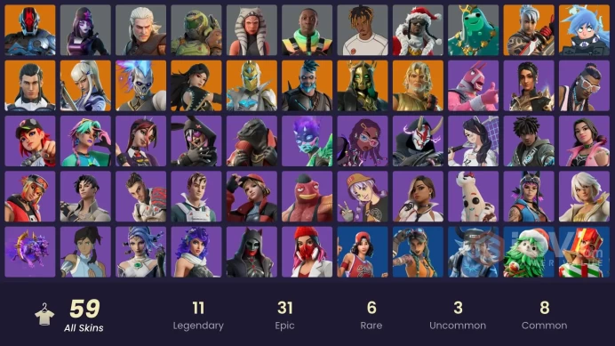 [XBOX/SWITCH/PC] - 59 skins | Dark Skully | The Ageless | Nezumi | Omegarok | Mizuki | Renzo the Destroyer | Spectra Knight | Zeus | Hades | 