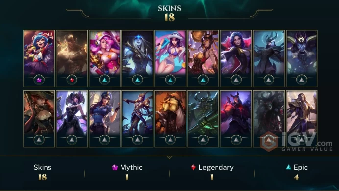 Europe Nordic & East Judgment Kayle - Victorious Elise - Victorious Lucian - Lv 121 | 96 Champs | 18 Skins FULL ACCESS A470