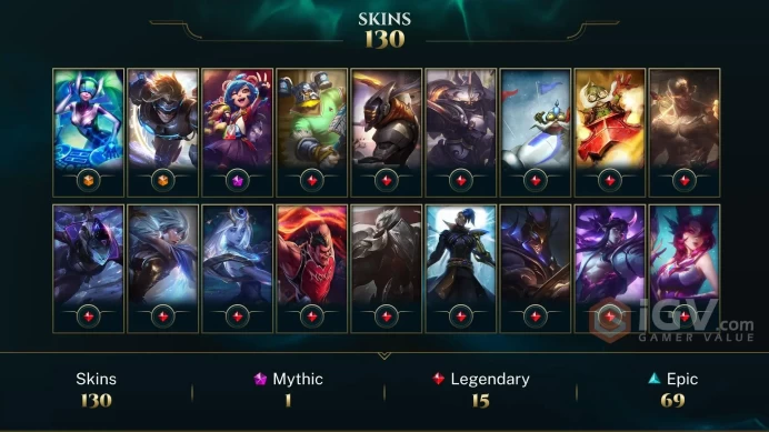 Europe Nordic & East Pulsefire Ezreal - DJ Sona - Annie-Versary - Lv 169 | 131 Champs | 130 Skins FULL ACCESS A471