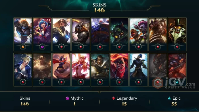 Europe Nordic & East Pulsefire Ezreal - Annie-Versary - Super Galaxy Rumble - Lv 165 | 138 Champs | 146 Skins FULL ACCESS A473