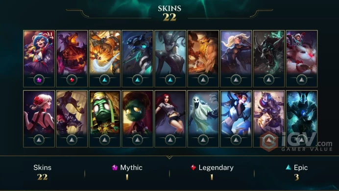 Europe Nordic & East Victorious Orianna - Victorious Aatrox - Annie-Versary - Lv 119 | 62 Champs | 22 Skins FULL ACCESS A478