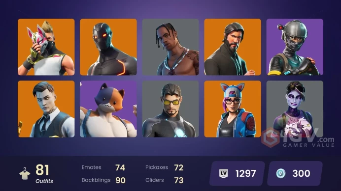 14085[PC/PSN/XBOX]OG STW|The Reaper|Elite Agent|Blue Team Leader|Travis Scott|Gold Meowscles|Gold Brutus|Gold Midas|Tart Tycoon