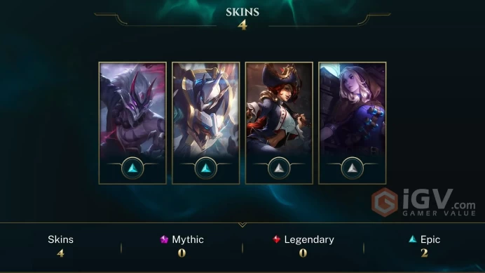 Europe Nordic & East Mecha Kingdoms Sett - Blood Moon Master Yi - Waterloo Miss Fortune - Lv 42 | 33 Champs | 4 Skins FULL ACCESS A486