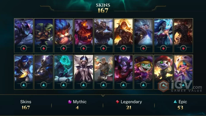 Europe Nordic & East Victorious Orianna - Victorious Maokai - Victorious Sivir - Lv 159 | 144 Champs | 167 Skins FULL ACCESS A487