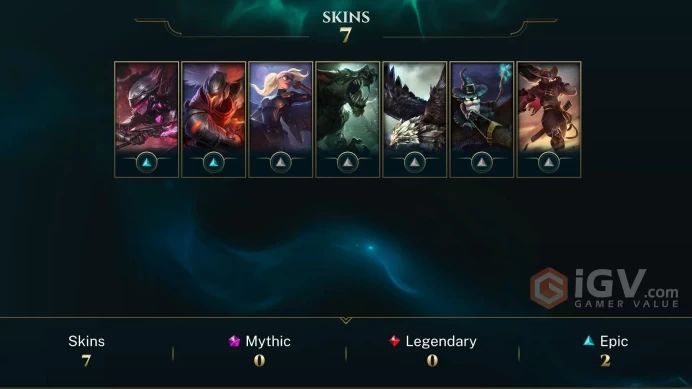 Europe Nordic & East PROJECT: Yasuo - PROJECT: Fiora - Riot Kayle - Lv 33 | 31 Champs | 7 Skins FULL ACCESS A490