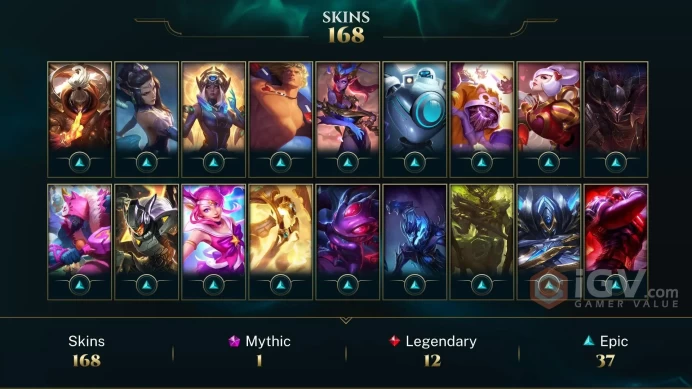 Europe Nordic & East Pulsefire Ezreal - Annie-Versary - Zombie Brand - Lv 99 | 155 Champs | 168 Skins FULL ACCESS A496