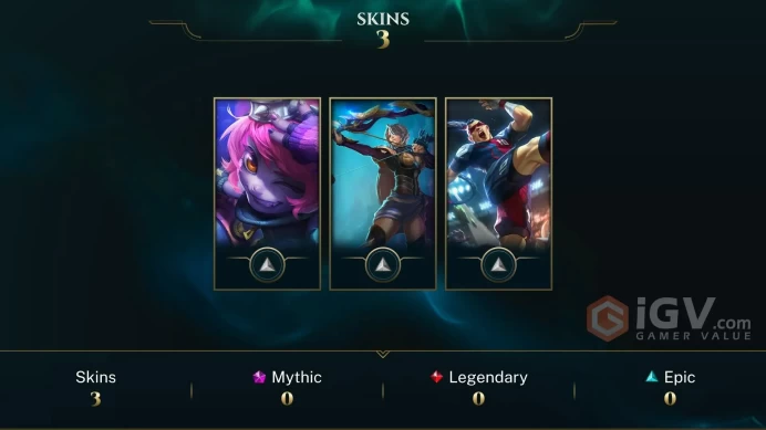 Europe Nordic & East Riot Girl Tristana - Playmaker Lee Sin - Amethyst Ashe - Lv 36 | 31 Champs | 3 Skins FULL ACCESS A459