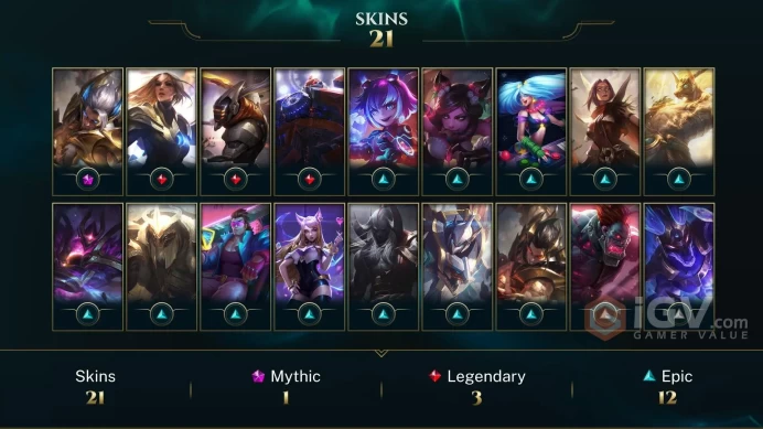 EUW EMAIL CHANGEABLE 30 CHAMPIONS 21 SKINS Prestige Obsidian Dragon Sett LAST PLAY 2023