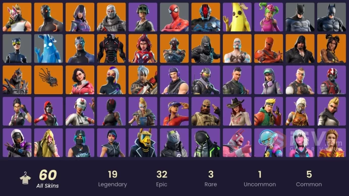 [PC/PSN/XBOX/SWITCH] 59 skins | Glow | Omega (stage 5) | Rogue Agent | Havoc | Sub Commander | Trailblazer | Ragnarok