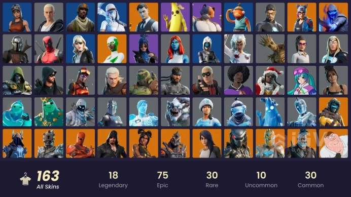 [ALL PLATFORMS]-163 Skin-188 Pickaxes-Renegade Raider-Aerial Assault Trooper-Backlash-FULL ACCESS-