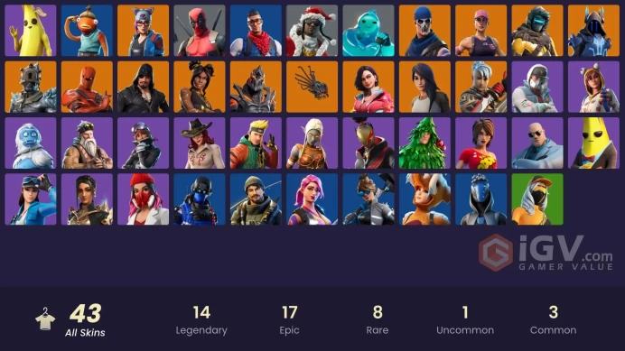 [XBOX/SWITCH/PC] - 43 skins | OG STW | Prodigy | Sultura | Carbon Commando | Cloud Striker | Sentinel | Luxe | The Ice King | Blackheart