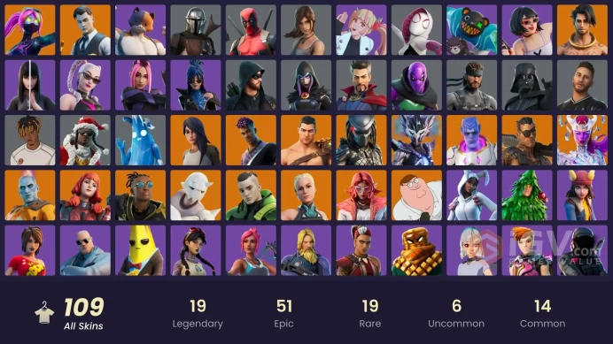 [XBOX/SWITCH/PC] -109 skins | STW | Vivi Chroma | Predator | Kymera | The Cube Queen | Snap | Gear Specialist Maya | Raz | Midas | Fade | Joey