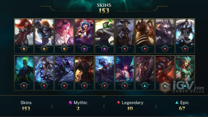 Europe Nordic & East Victorious Aatrox - Victorious Blitzcrank - K/DA ALL OUT Seraphine Indie - Lv 233 | 138 Champs | 153 Skins FULL ACCESS A476