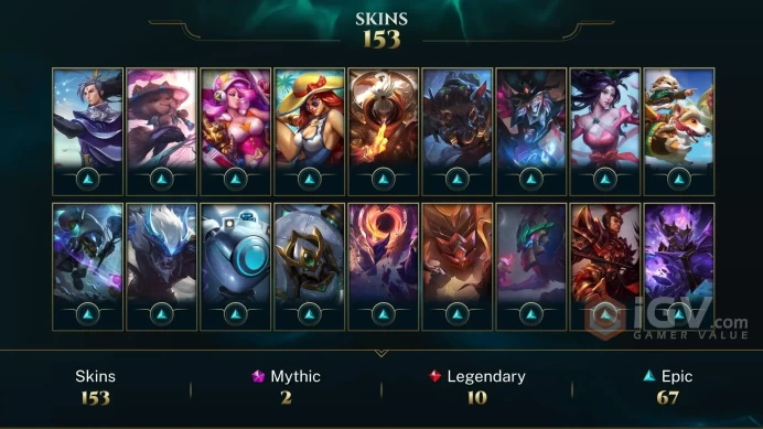 Europe Nordic & East Victorious Aatrox - Victorious Blitzcrank - K/DA ALL OUT Seraphine Indie - Lv 233 | 138 Champs | 153 Skins FULL ACCESS A476