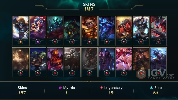Latin America South Victorious Orianna - Victorious Graves - Victorious Aatrox - Lv 504 | 167 Champs | 197 Skins FULL ACCESS A527