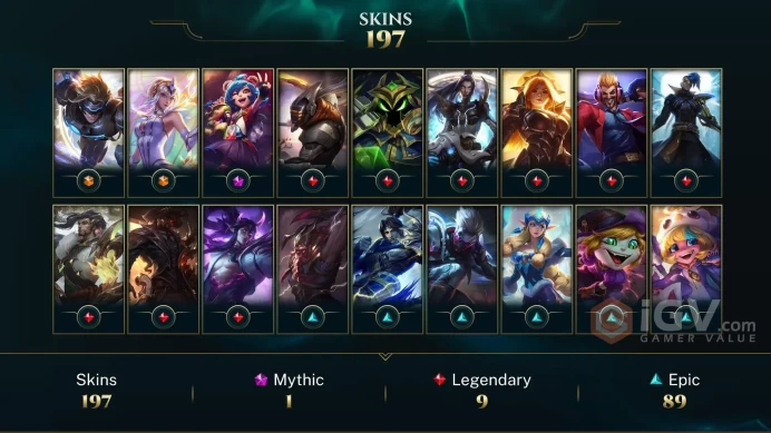 Latin America North Victorious Graves - Victorious Aatrox - Victorious Lucian - Lv 556 | 168 Champs | 197 Skins FULL ACCESS A534