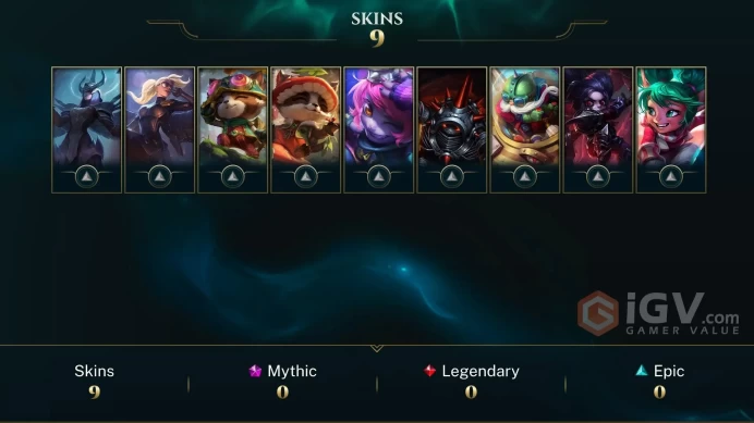 Europe Nordic & East UFO Corki - Judgment Kayle - Riot Kayle - Lv 30 | 14 Champs | 9 Skins FULL ACCESS A493