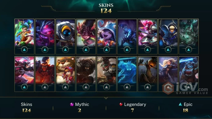 Europe West Worlds 2012 Riven - Victorious Elise - Victorious Sivir - Lv 38 | 139 Champs | 124 Skins FULL ACCESS A671