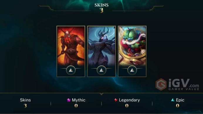 Europe West UFO Corki - Judgment Kayle - Forsaken Olaf - Lv 25 | 13 Champs | 3 Skins FULL ACCESS A675