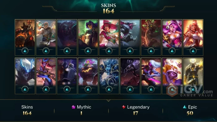 Europe Nordic & East Victorious Maokai - Victorious Sivir - Victorious Graves - Lv 295 | 168 Champs | 164 Skins FULL ACCESS A545