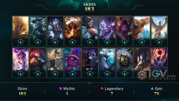 Europe Nordic & East Victorious Orianna - Victorious Maokai - Victorious Graves - Lv 490 | 166 Champs | 183 Skins FULL ACCESS A547