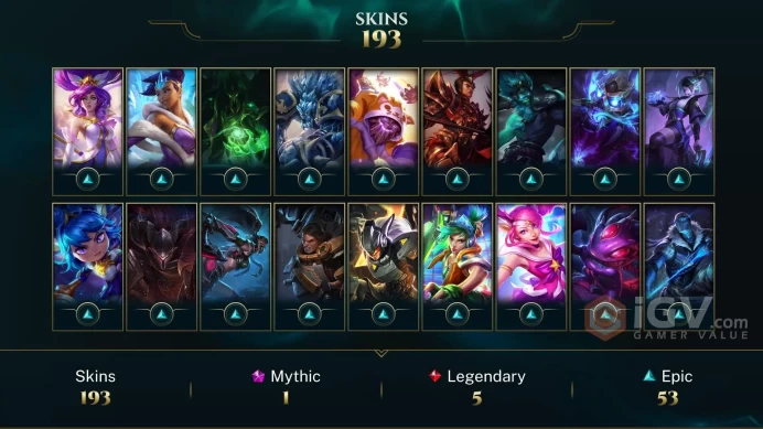 Europe West Judgment Kayle - Elementalist Lux - Spirit Guard Udyr - Lv 78 | 152 Champs | 193 Skins FULL ACCESS A3