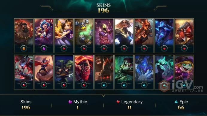 Europe West Victorious Anivia - Spirit Guard Udyr - Annie-Versary - Lv 270 | 170 Champs | 196 Skins FULL ACCESS A6