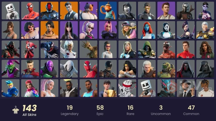 [ALL PLATFORMS]-143 Skin-Vegeta-Son Goku-Midas-150.000 V-BUCKS SPEND-FULL ACCESS-