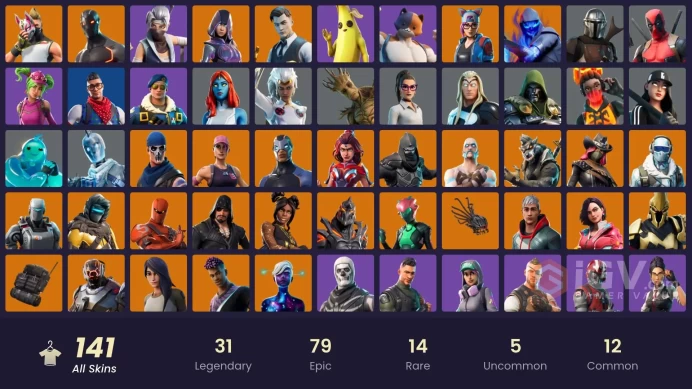 [PC] 134 SKINS | OG STW | IKONIK | GLOW | GOLD MIDAS | GOLD BRUTUS | CARBON COMMANDO | PRODIGY | ROYALE BOMBER | STAGE 5 | STAGE 4 | 400 VB