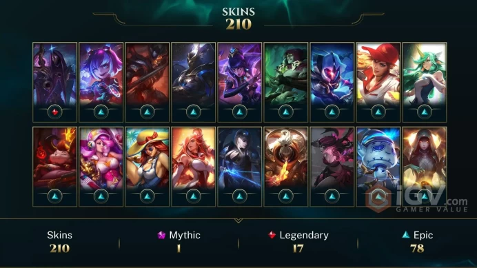 Middle East Victorious Aatrox - Victorious Lucian - Victorious Blitzcrank - Lv 469 | 155 Champs | 210 Skins FULL ACCESS A519