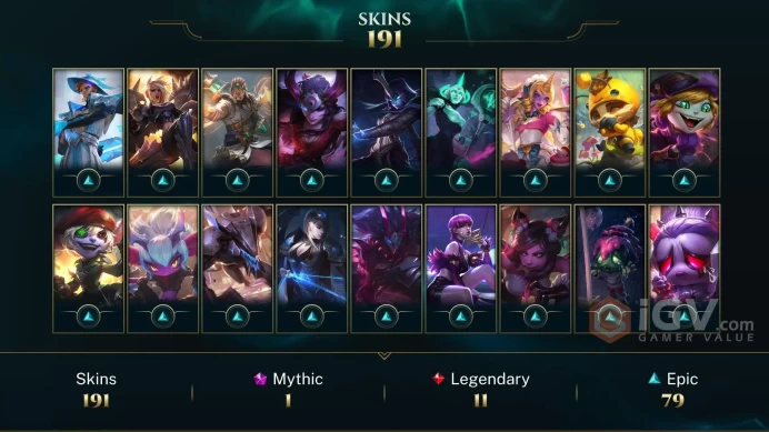 Latin America South Victorious Orianna - Victorious Maokai - Victorious Sivir - Lv 517 | 167 Champs | 191 Skins FULL ACCESS A525