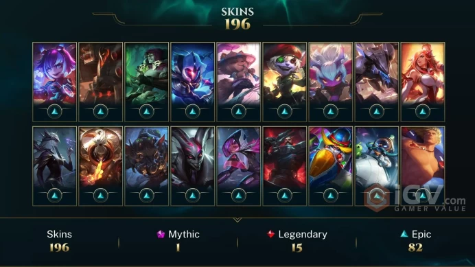 Latin America North Victorious Aatrox - Spirit Guard Udyr - Elementalist Lux - Lv 233 | 165 Champs | 196 Skins FULL ACCESS A530