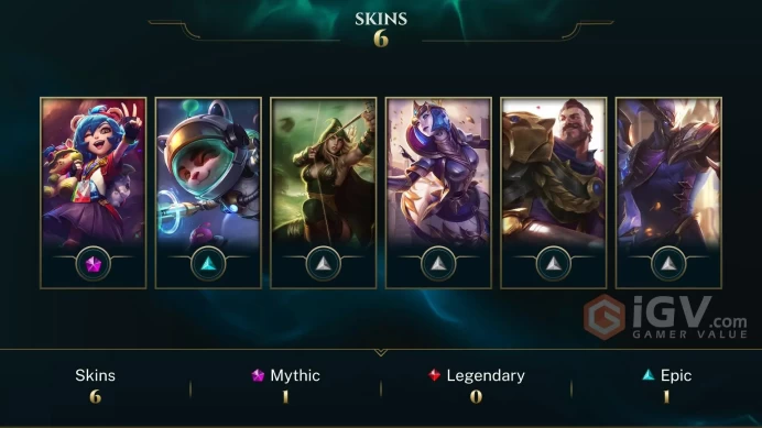 Europe Nordic & East Victorious Orianna - Victorious Graves - Victorious Aatrox - Lv 53 | 33 Champs | 6 Skins FULL ACCESS A28