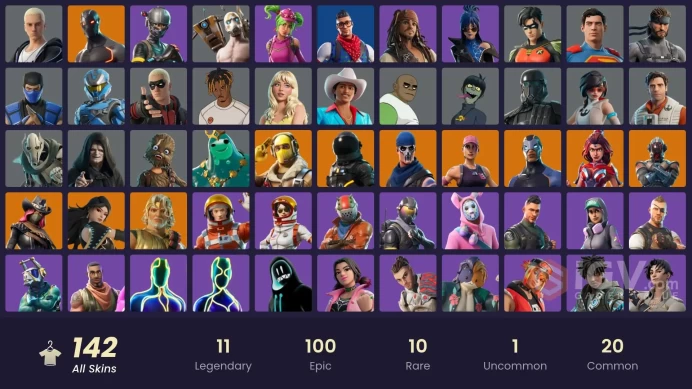 [ALL PLATFORMS]-142 Skin-Take The L OG EMOTE-OG STW-Elite Agent-Mako-Psycho Bandit-FULL ACCESS-BEST SELLER-