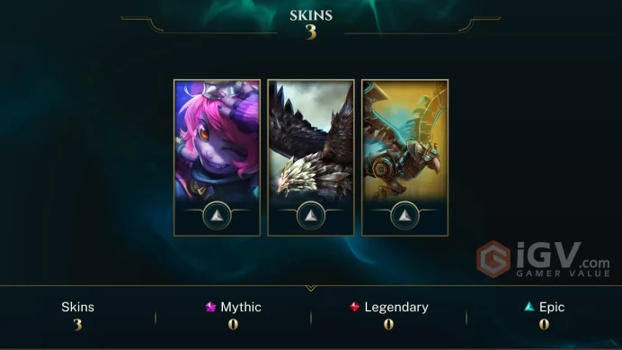 Europe Nordic & East Hextech Anivia - Riot Girl Tristana - Bird of Prey Anivia - Lv 30 | 28 Champs | 3 Skins FULL ACCESS A35