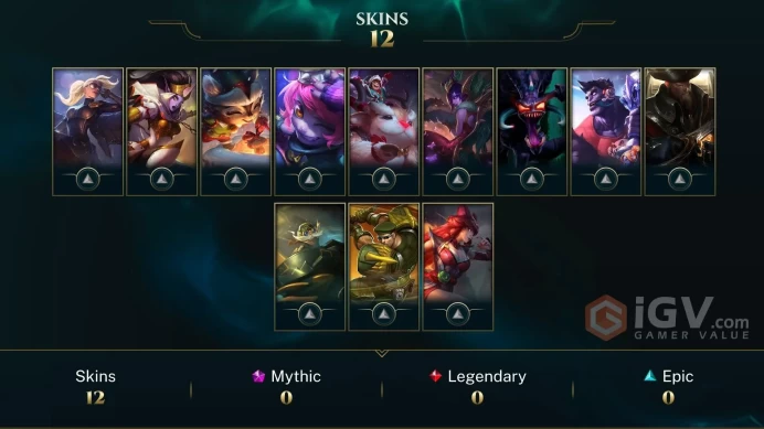 Latin America North Workshop Nunu & Willump - TPA Mundo - Riot Kayle - Lv 36 | 92 Champs | 12 Skins FULL ACCESS A45