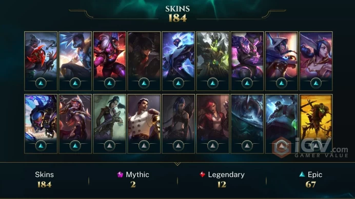 Europe Nordic & East Victorious Graves - Victorious Lucian - Victorious Sejuani - Lv 396 | 170 Champs | 184 Skins FULL ACCESS A544