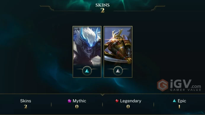 Latin America North Dragonslayer Trundle - Samurai Yi - Lv 33 | 31 Champs | 2 Skins FULL ACCESS A65