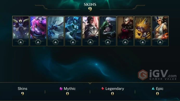 Latin America South Traditional Karma - Unchained Alistar - Tundra Hunter Warwick - Lv 30 | 45 Champs | 9 Skins FULL ACCESS A88