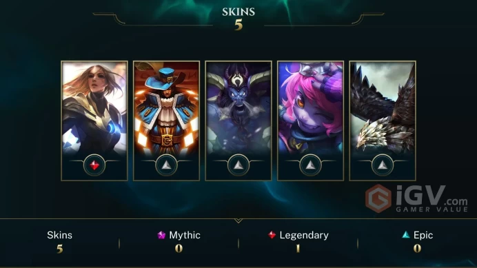 Europe Nordic & East Aether Wing Kayle - Unchained Alistar - Riot Girl Tristana - Lv 30 | 42 Champs | 5 Skins FULL ACCESS A90