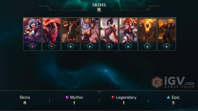 Latin America South Annie-Versary - Dunkmaster Darius - Firecracker Vayne - Lv 31 | 24 Champs | 8 Skins FULL ACCESS A58