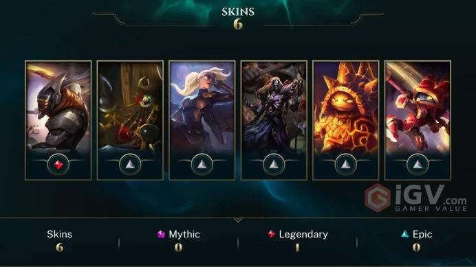 Europe Nordic & East PROJECT: Yi - Riot Kayle - Molten Rammus - Lv 36 | 30 Champs | 6 Skins FULL ACCESS A99