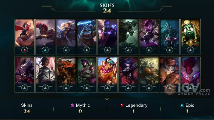 Europe West Super Galaxy Rumble - SKT T1 Ekko - Traditional Karma - Lv 57 | 77 Champs | 24 Skins FULL ACCESS A108