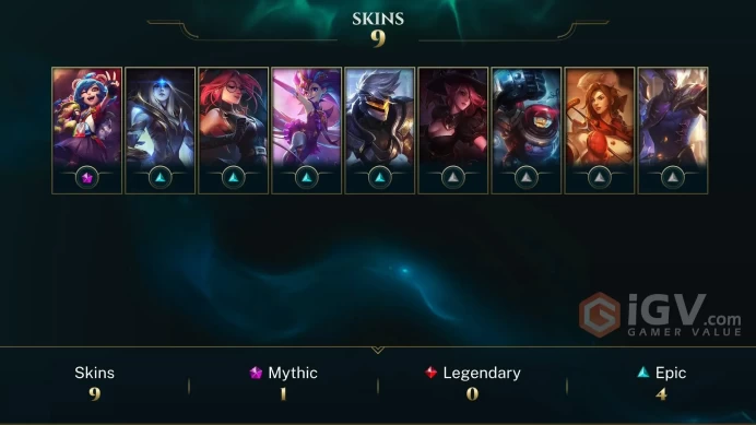 Europe West Victorious Aatrox - Annie-Versary - Bewitching Janna - Lv 47 | 30 Champs | 9 Skins FULL ACCESS A109